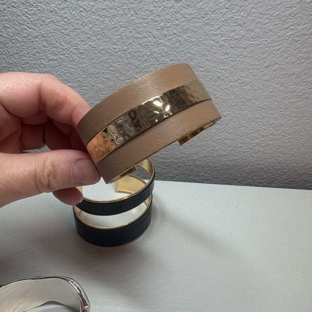 3-Bracelets (Cuffs and a Bangle) - Picture 3 of 9